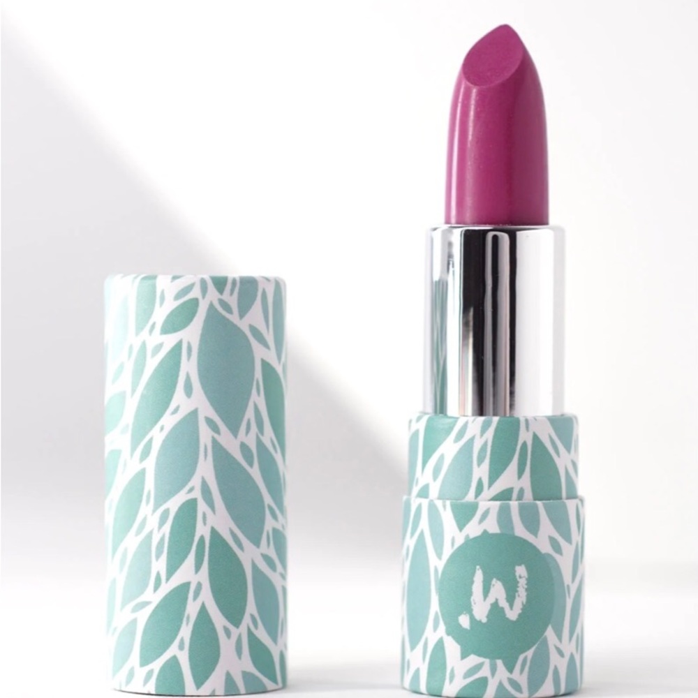 New Color the World Lipstick “Dragon Fruit” is a Warm Magenta Semi Matte Color